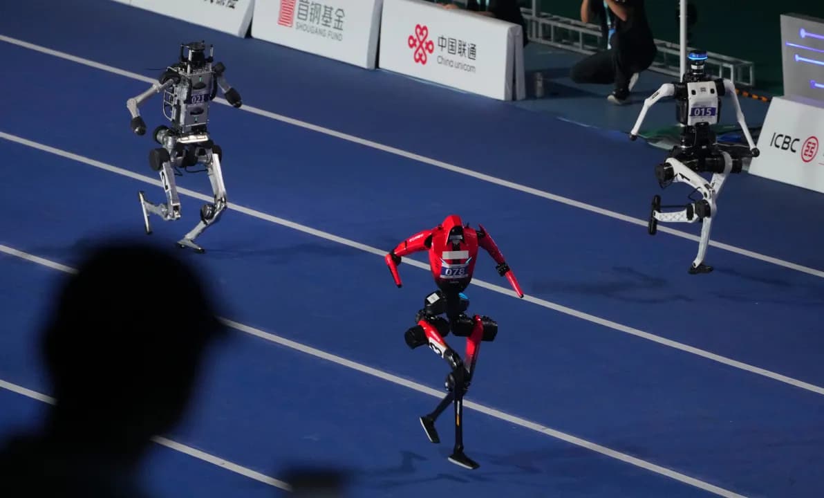 Humanoid robots compete in Beijing at second annual games