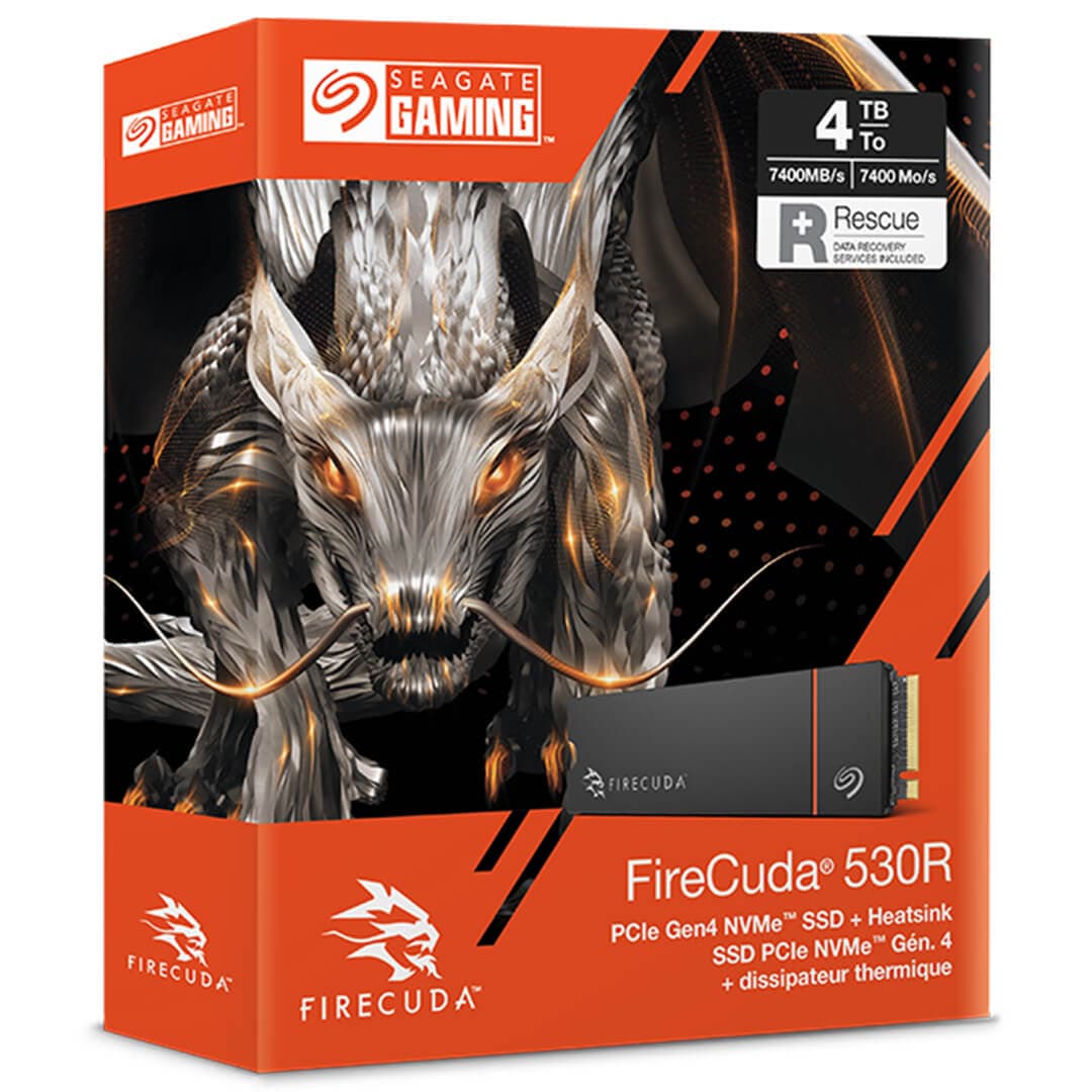 Seagate FireCuda 530R 2TB PCIe Gen4 NVMe M.2 SSD