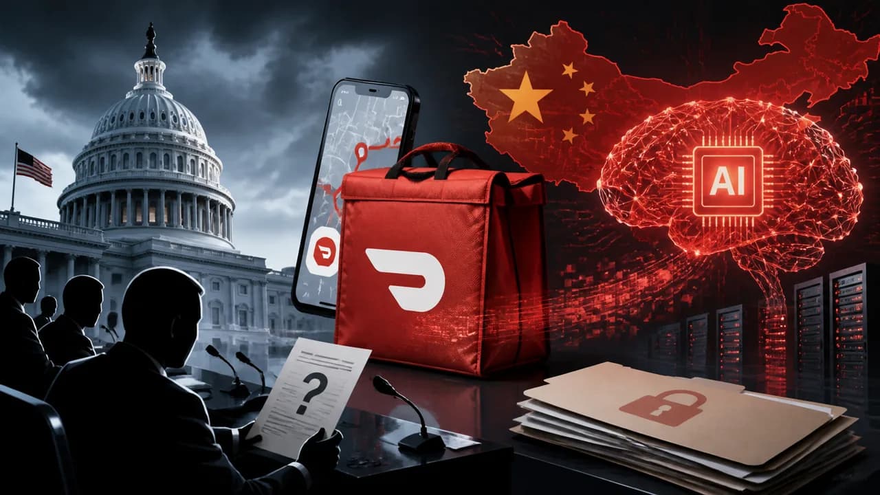 US Lawmakers Question DoorDash Over Use of Chinese Artificial Intelligence Models