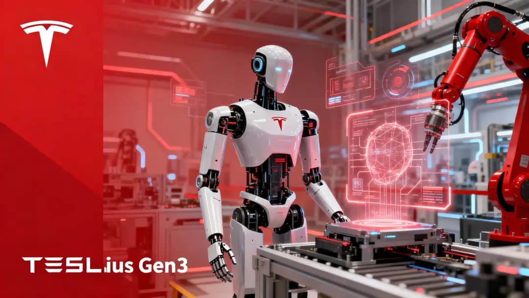 Tesla Optimus Gen 3: Mass‑Produced Humanoid Robot Arrives